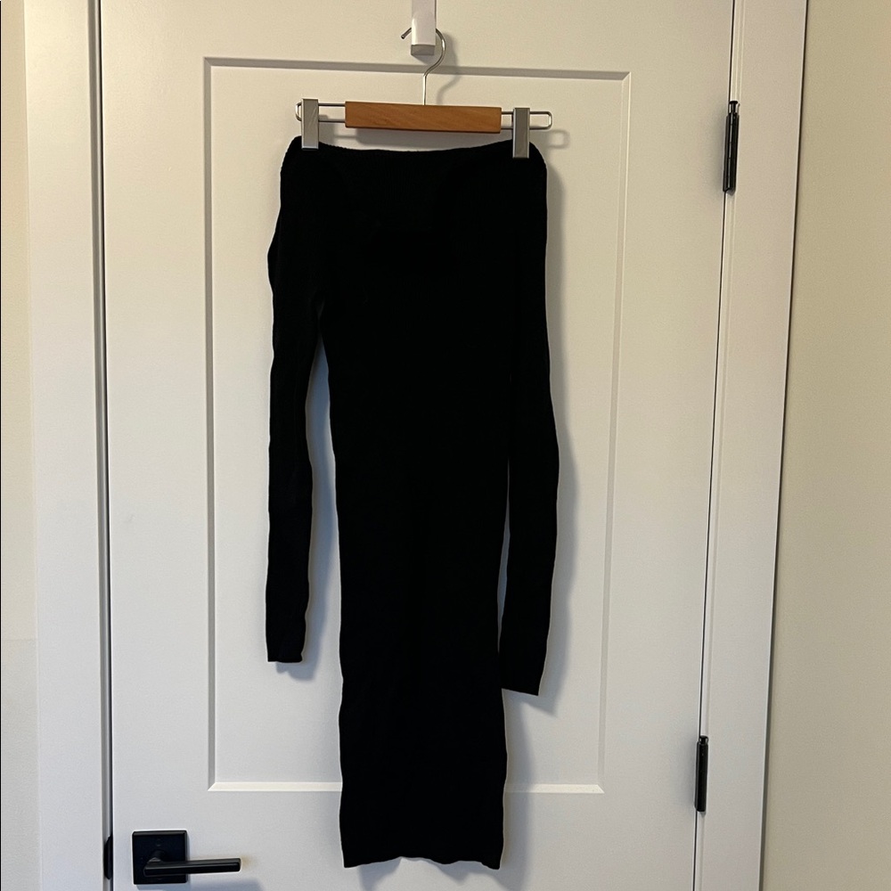Black Turtle Neck Dress